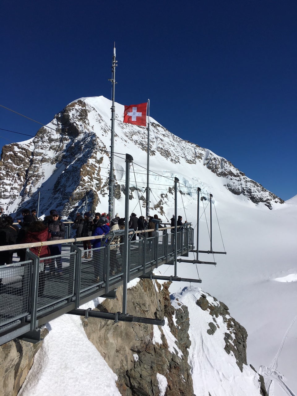 Jungfraujoch Top of Europe — glacier and alpine panorama